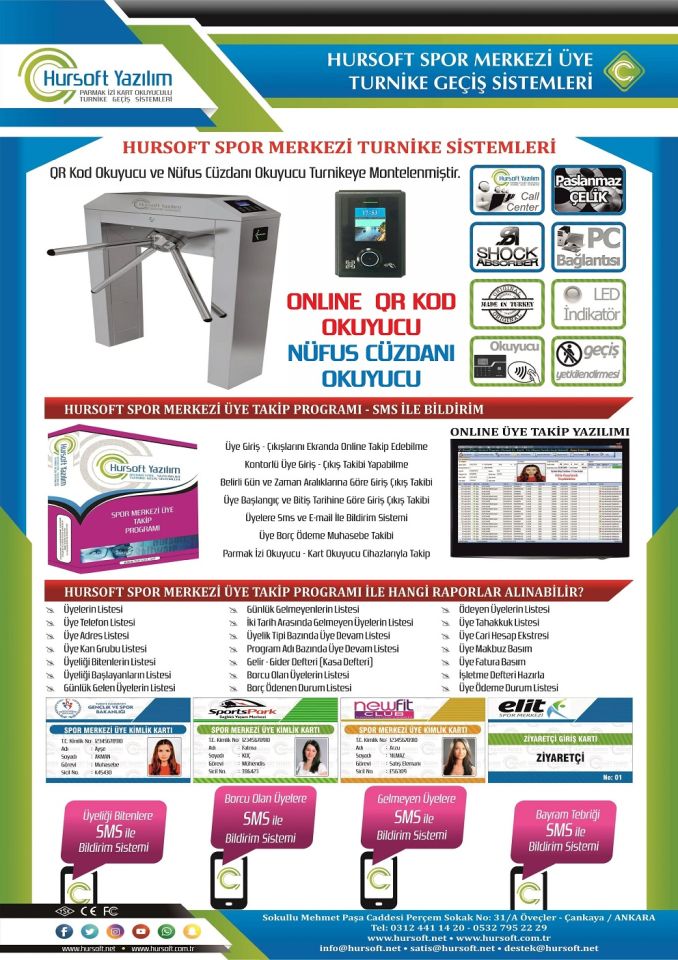 SPC1500 TCP/IP Nüfus Cüzdanı Okuyucu Cihaz