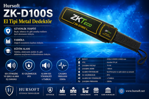 ZK-D100S EL DEDEKTÖRÜ