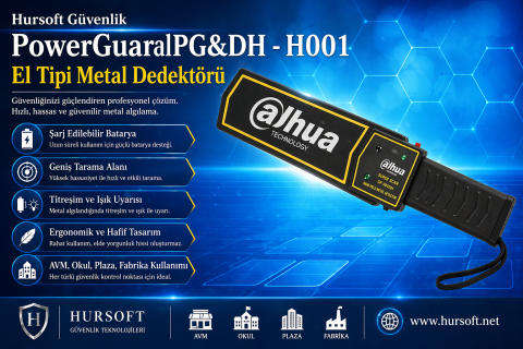 PG & DH-H001 EL TİPİ METAL DEDEKTÖRÜ