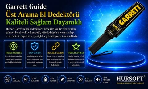 GUİDE YENİ NESİL ÜST ARAMA EL DEDEKTÖRÜ