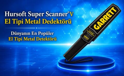 SUPER SCANNER V EL TİPİ ÜST ARAMA DEDEKTÖRÜ