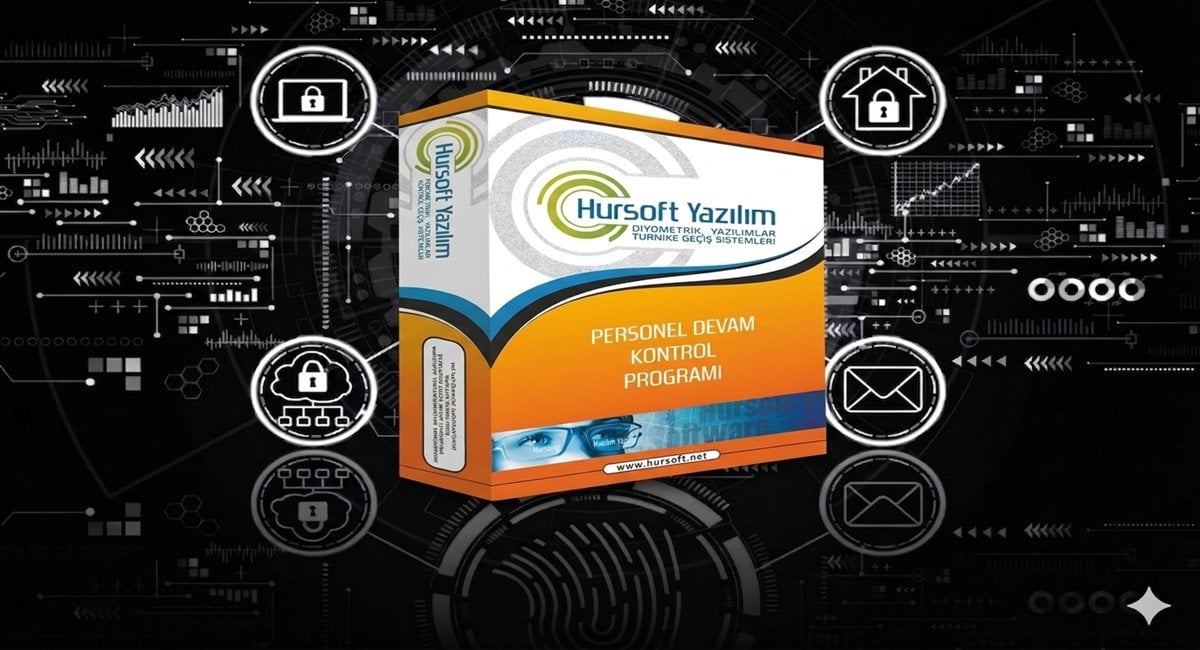 Hursoft Personel Devam Kontrol Programı <br> Parmak İzi Kartlı Yüz Tanımalı ve Turnike Geçiş Sistemli