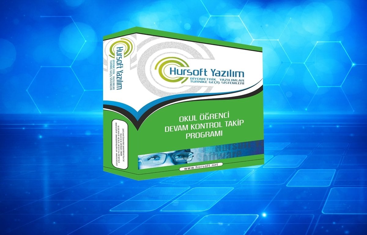 Hursoft Okul Öğrenci Devam Kontrol Programı <br> Parmak İzi Kartlı Yüz Tanımalı ve Turnike Geçiş Sistemli