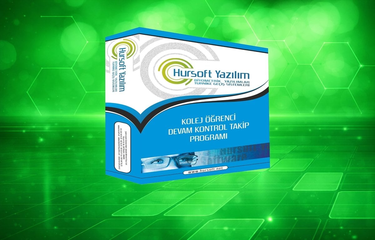 Hursoft Kolej Öğrenci Devam Kontrol Programı <br> Parmak İzi Kartlı Yüz Tanımalı ve Turnike Geçiş Sistemli