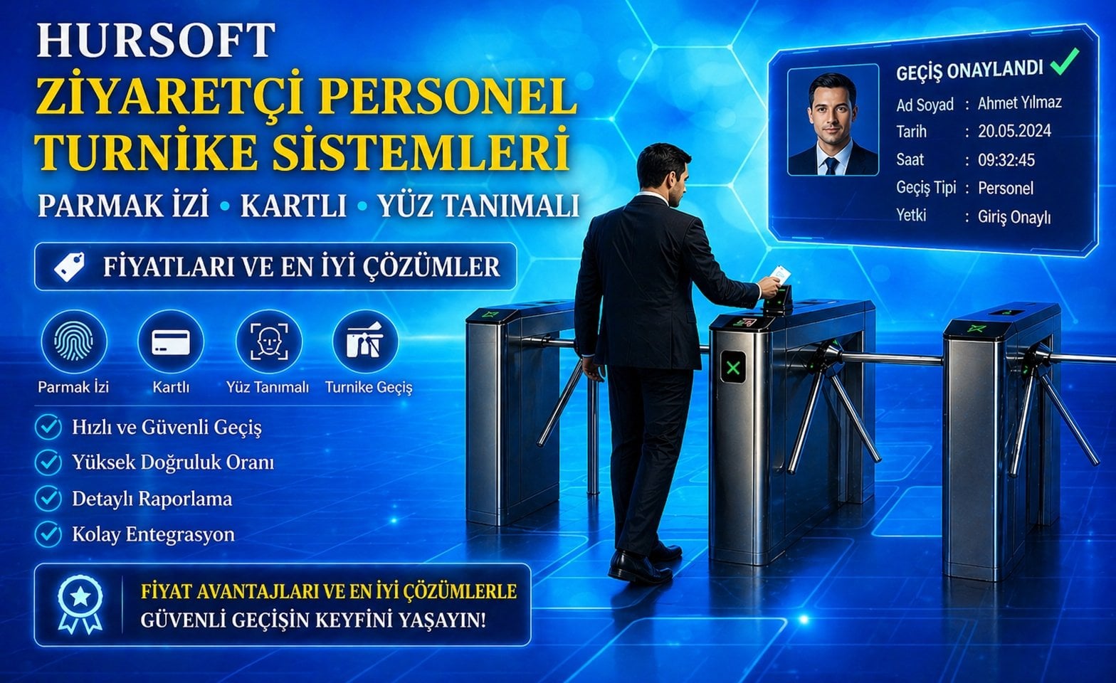 Hursoft Ziyaretci Personel Takip Programı