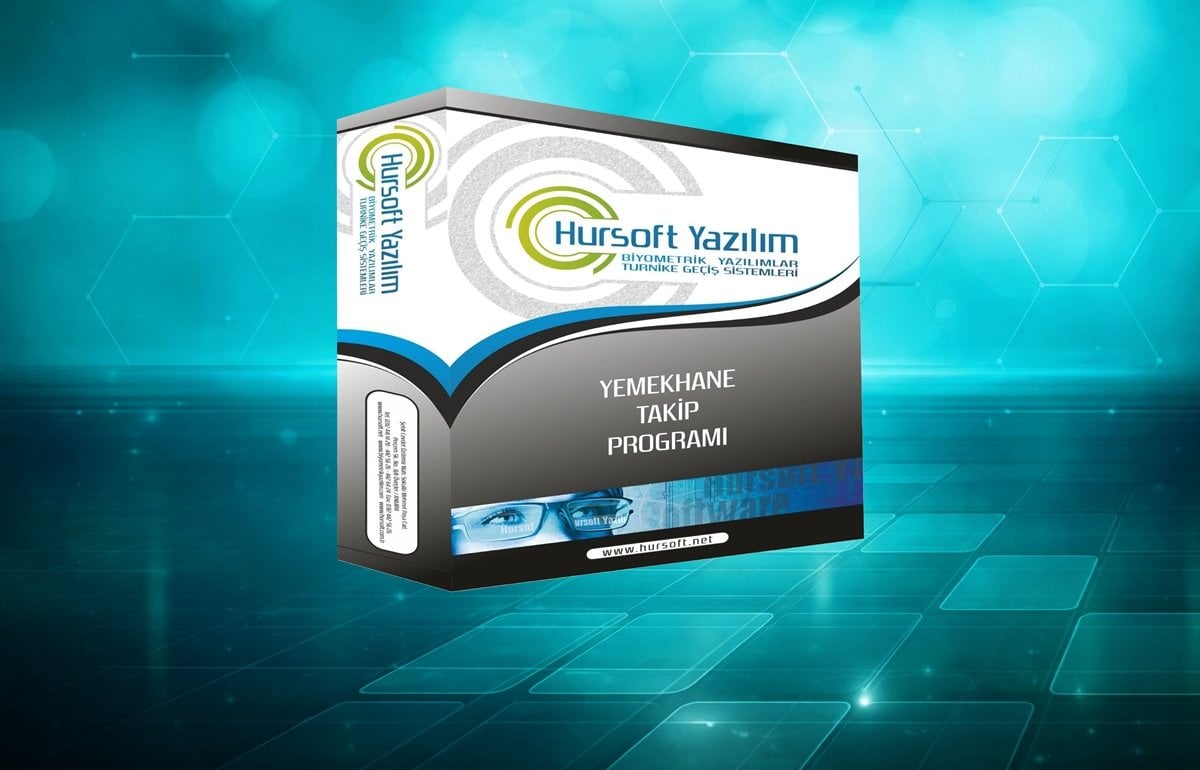 Hursoft Yemekhane Takip Programı <br> Parmak İzi Kartlı Yüz Tanımalı ve Turnike Geçiş Sistemli