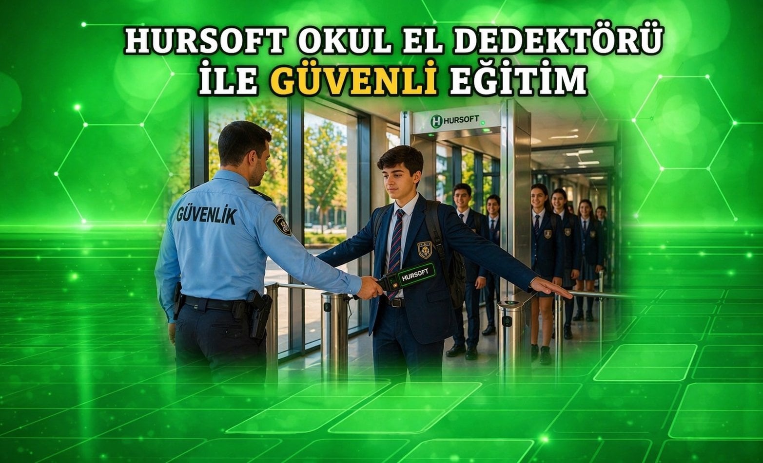 Hursoft Okul El Dedektörleri | Güvenli Eğitim | Hursoft Türkiye Geneli Kurulum