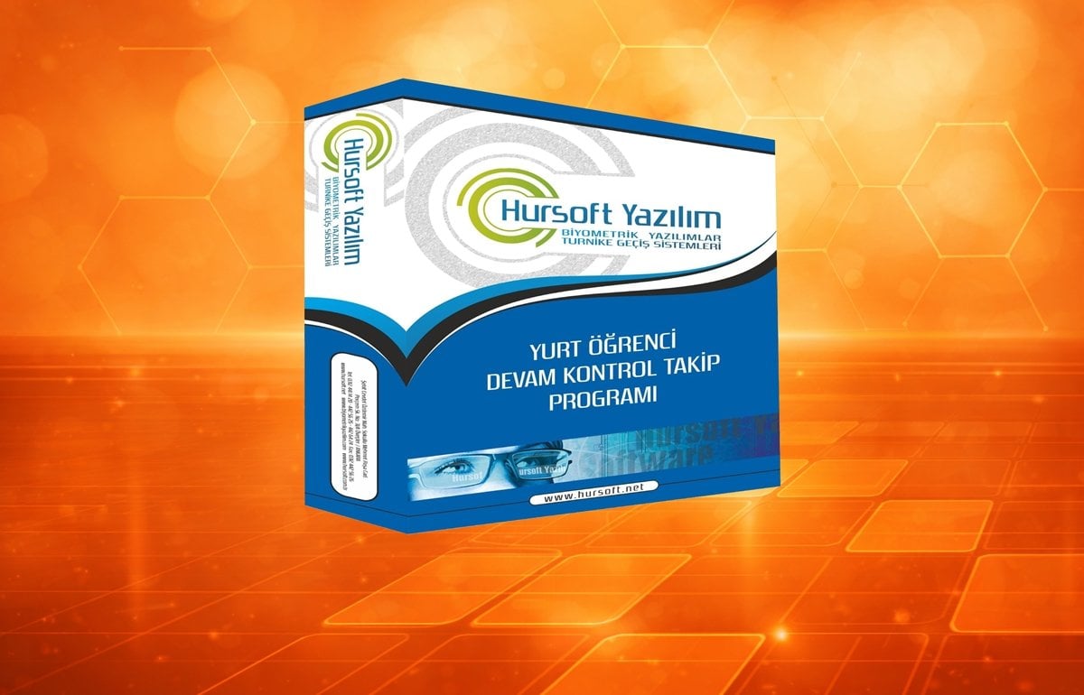 Hursoft Yurt Öğrenci Devam Kontrol Programı <br> Parmak İzi Kartlı Yüz Tanımalı ve Turnike Geçiş Sistemli