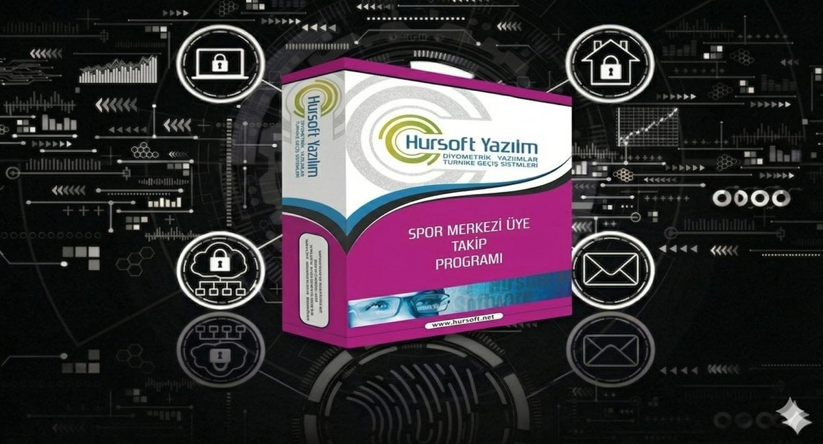 Hursoft Spor Merkezi Üye Takip Programı <br> Parmak İzi Kartlı Yüz Tanımalı ve Turnike Geçiş Sistemli