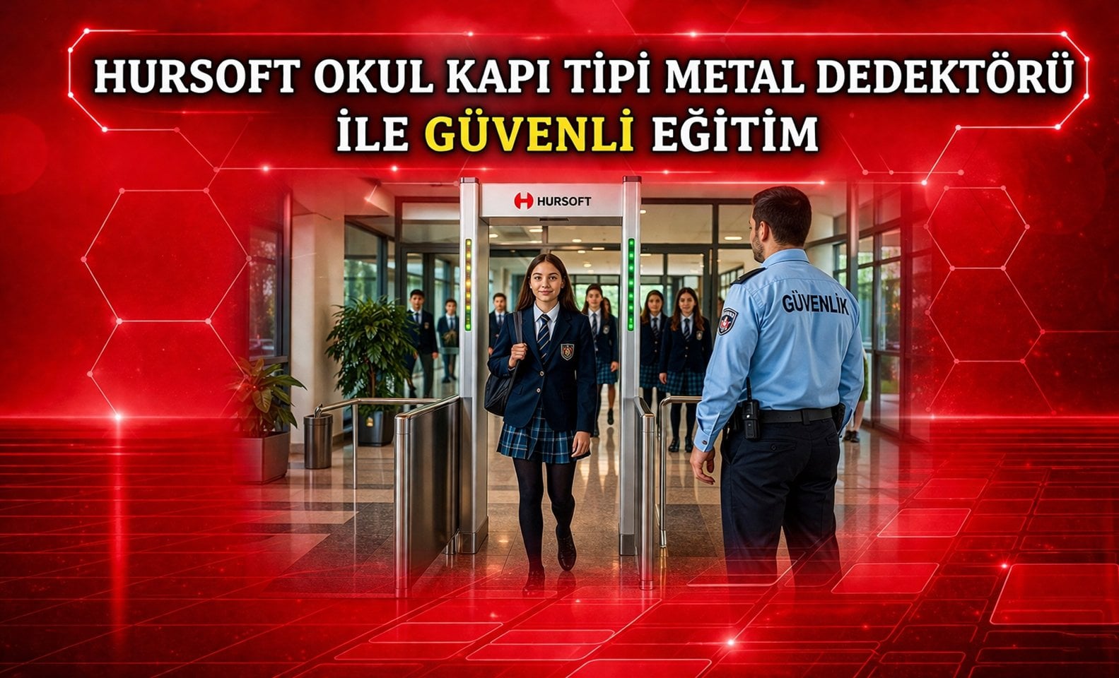 Hursoft Okul Kapı Tipi Dedektörler | Güvenli Eğitim